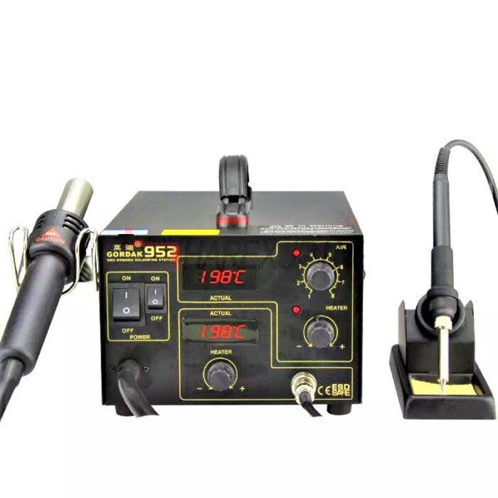 Gordak 952 2 In 1 Soldering Iron Gun And Hot Air SMD Rework Station