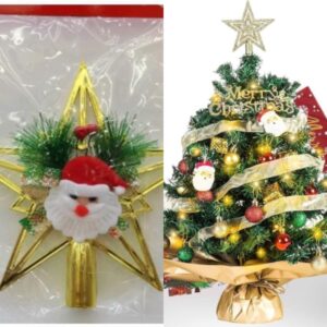 Festive Christmas Tree Top Star