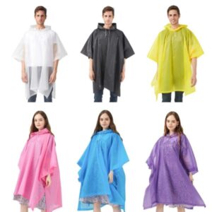 Lightweight Rain Coat Ponchos
