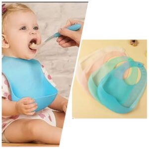 Silicone Baby Waterproof Foldable Bib