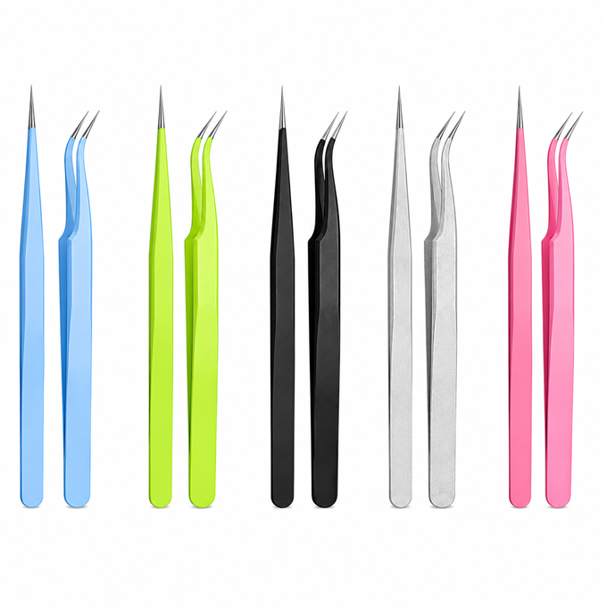 Two Set Eye Lashes Extension Beauty and Repair Tweezers Two Set Eye Lashes Extension Beauty and Repair Tweezers