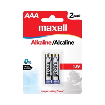 AA 1.5V Maxell Alkaline Alcaline 2-Pack