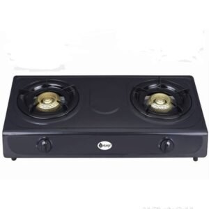 Nunix SS002 Gas Stove Table Top Stainless Steel Double Burner