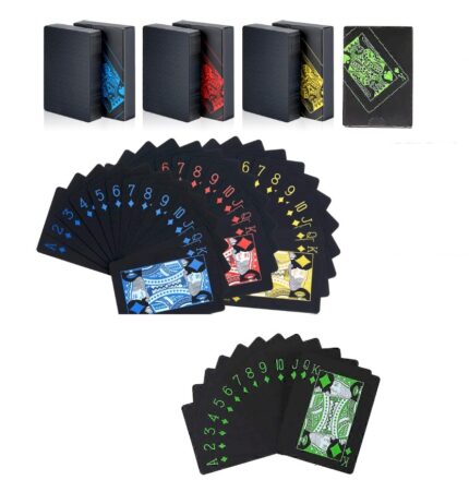 Waterproof Colored Plastic Poker Cards