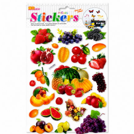 Multicolor Fruits Decorative Fridge Stickers