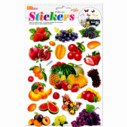 Multicolor Fruits Decorative Fridge Stickers