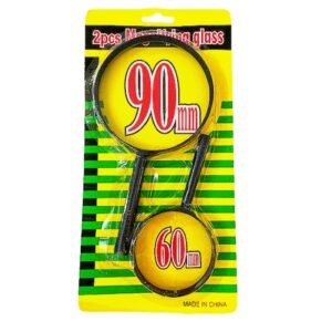 2pcs 60mm 90mm Magnifying Glass Lens