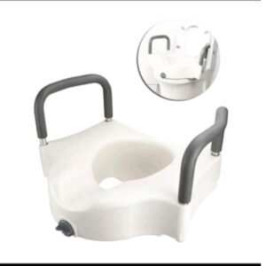 Toilet Seat Raiser with Armrest