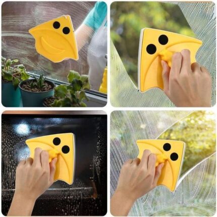 Magnetic Gauzed 2 Sided Window Glass Cleaner