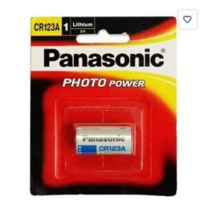 Panasonic CR123A 3V Lithium Battery.