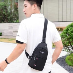 Men Fashion Multifunction Shoulder Bag Crossbody Chest Bag