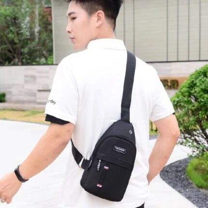Men Fashion Multifunction Shoulder Bag Crossbody Chest Bag