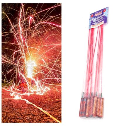 10 Pcs Whistling Moon Travel Bottle Rocket Fireworks