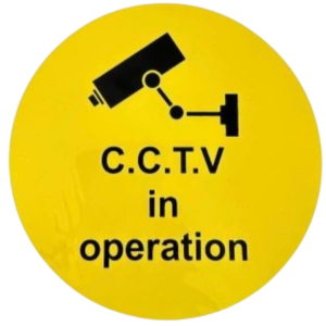 CCTV in Operation Video Surveillance Sign Sticker