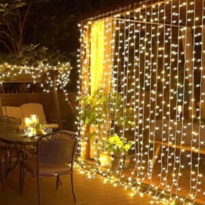 3 by 3m Hanging Decoration Warm White Festive Stringlight