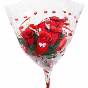 Romantic Red Rose Valentine Bouquet Flowers