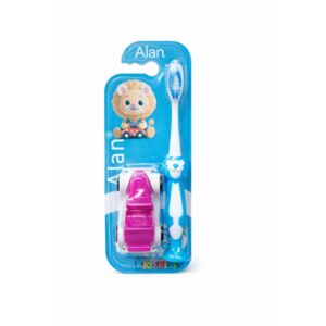 Alan Kids Lion Toothbrush & Toy Car Gift Set