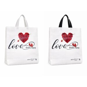 Love Lives Here Premium Reusable Tote Bag
