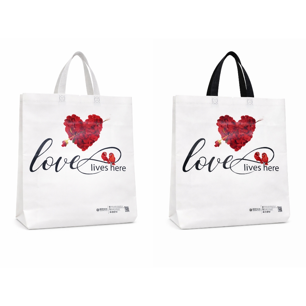Love Lives Here Premium Reusable Tote Bag