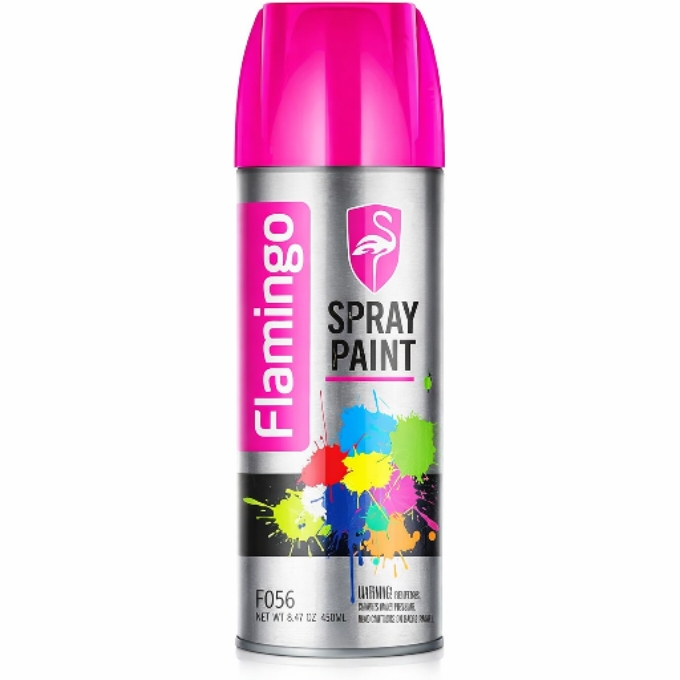 Flamingo F056#39 Spray Paint Black