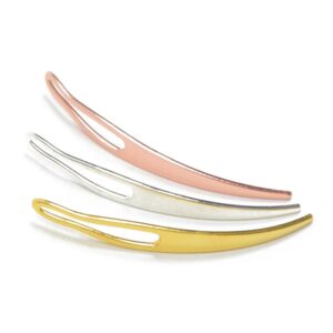 Curved Stainless Steel Sisterlock Microlock Dreadlock Hair Interlocking Crochet Needle Hook Tool