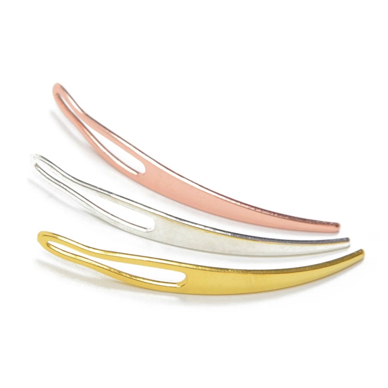 Curved Stainless Steel Sisterlock Microlock Dreadlock Hair Interlocking Crochet Needle Hook Tool