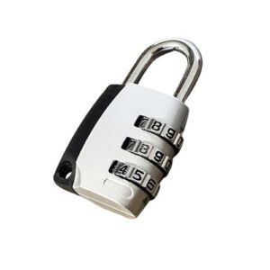 3-Code Resettable Combination Padlock