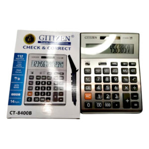 14-Digit Check & Correct Desktop Calculator with Large Display