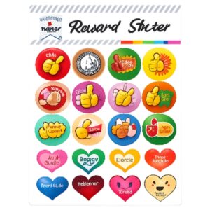 Colorful reward stickers for Teachers and kids