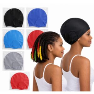 Extra large swimming cap for braided hair and adults