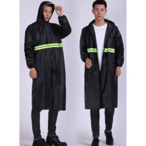 Reflective Long Raincoat