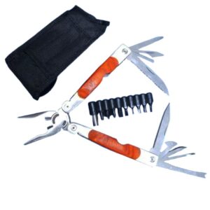 Foldable multipurpose pliers with screws