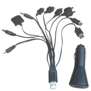 Universal 10 in1 Multi-Function USB Charging Cable with Car Adapter