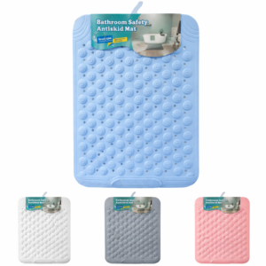 Anti-Slip Suction Bathroom Mat with Scrub Texture