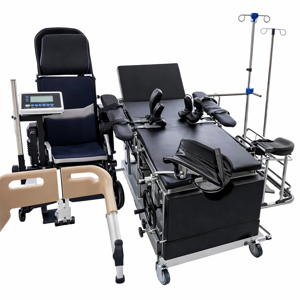 Adjustable Medical Examination & Procedure Table Set theater bed