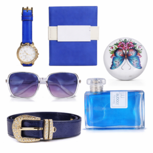 Elegant Blue Gift Set for Fashion & Beauty Lovers