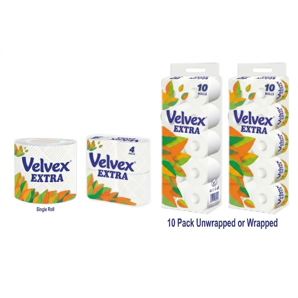 1777391227524 Velvex Extra 150 sheets toilet tissue paper 2ply - Image 1