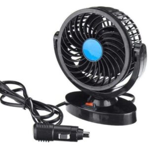 Portable 12V Mini Car Cooling Fan – HX-T305 Single Head 360° Adjustable Air Circulator