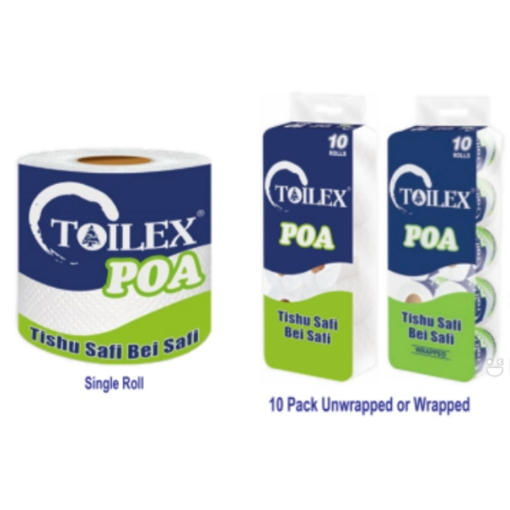 PhotoGrid_Site_1777543094200 Toilex Poa 2ply 100sheets Toilet Tissue paper - Image 1