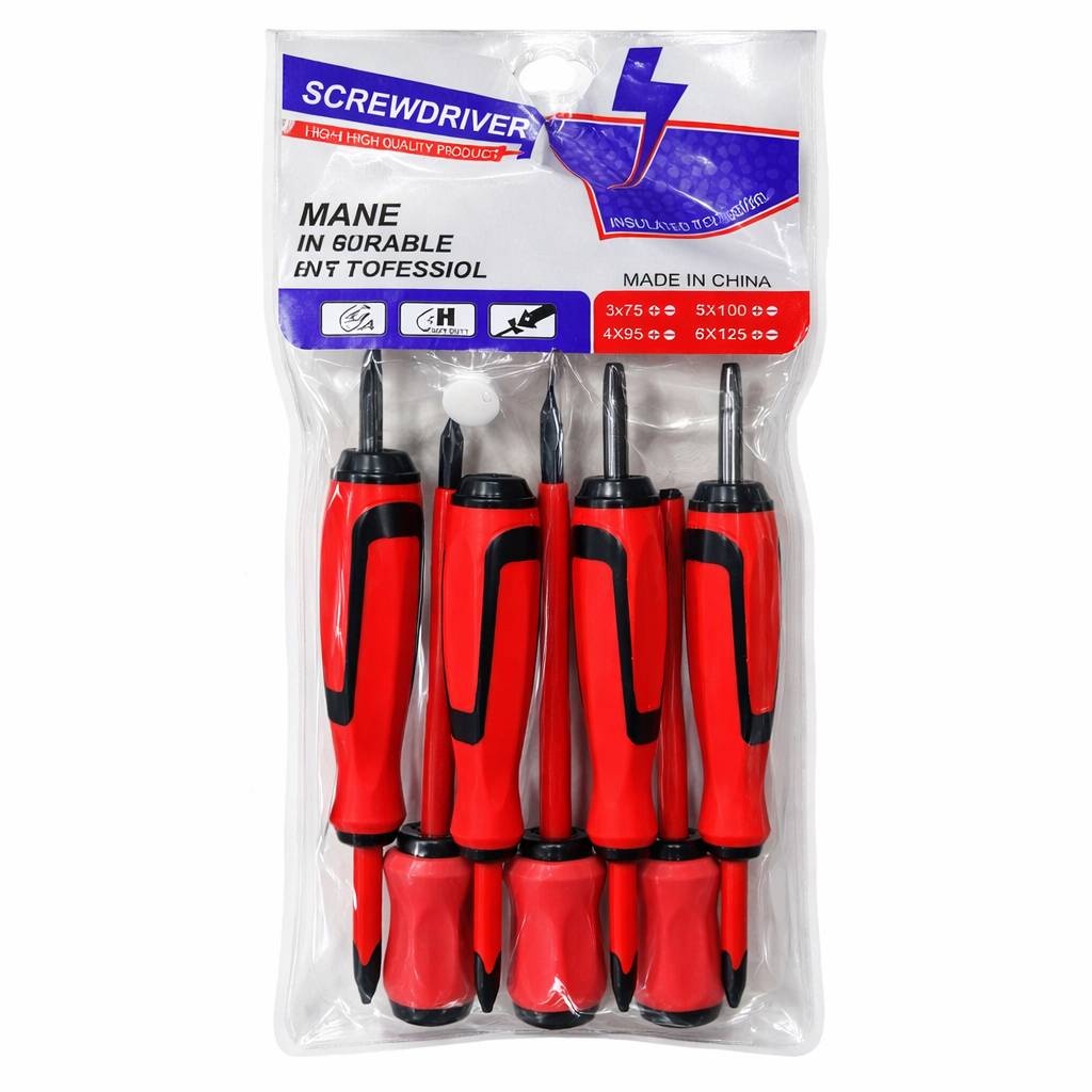 6-Piece Insulated Screwdriver Set (1000V Safe)