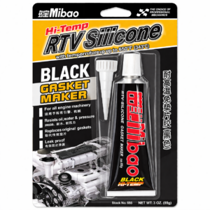 Hi-Temp RTV Silicone Black Gasket Maker (Heat Resistant 650°F)