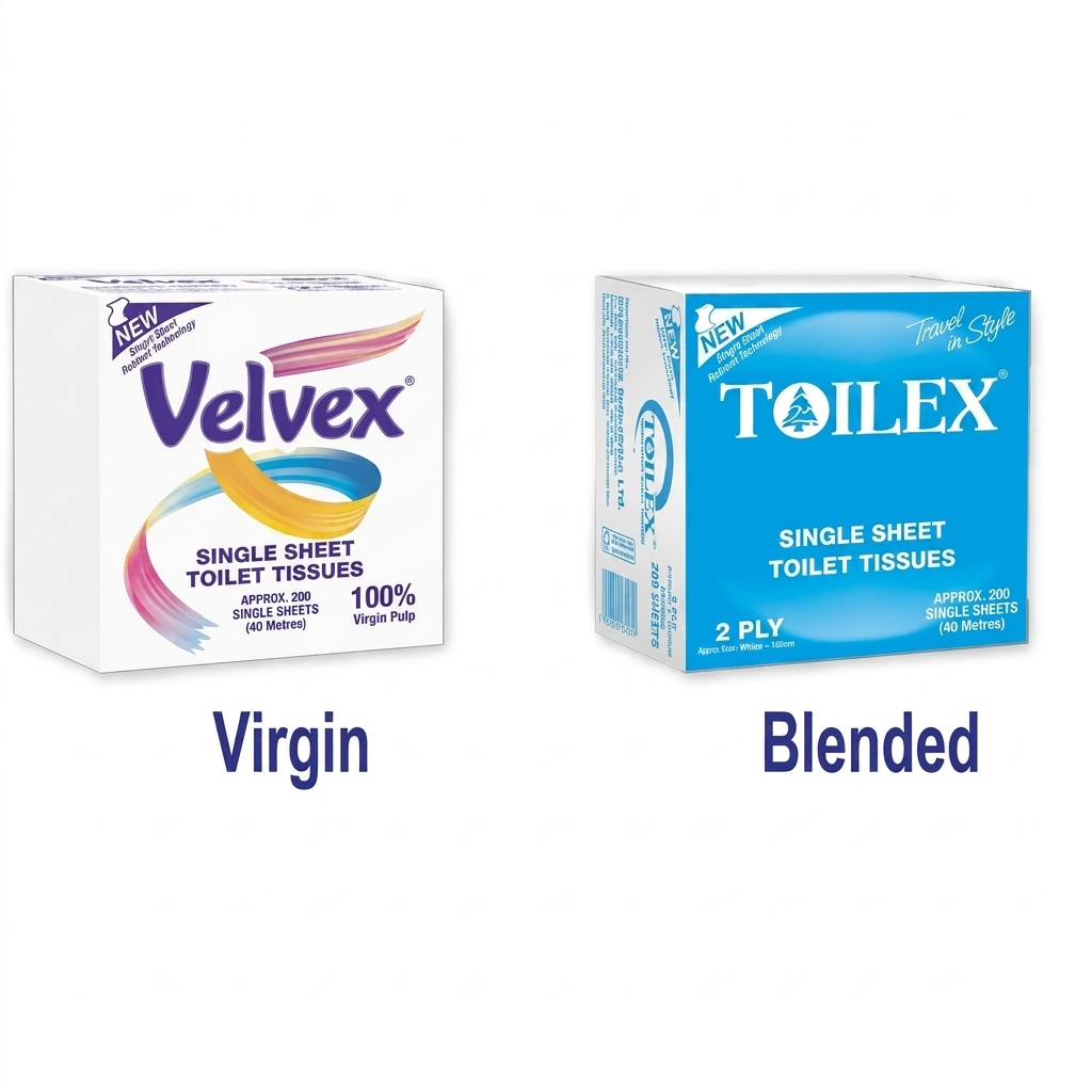 1777716755306 Velvex & Toilex Singl 2ply 200Sheet Toilet Tissues paper - Image 1