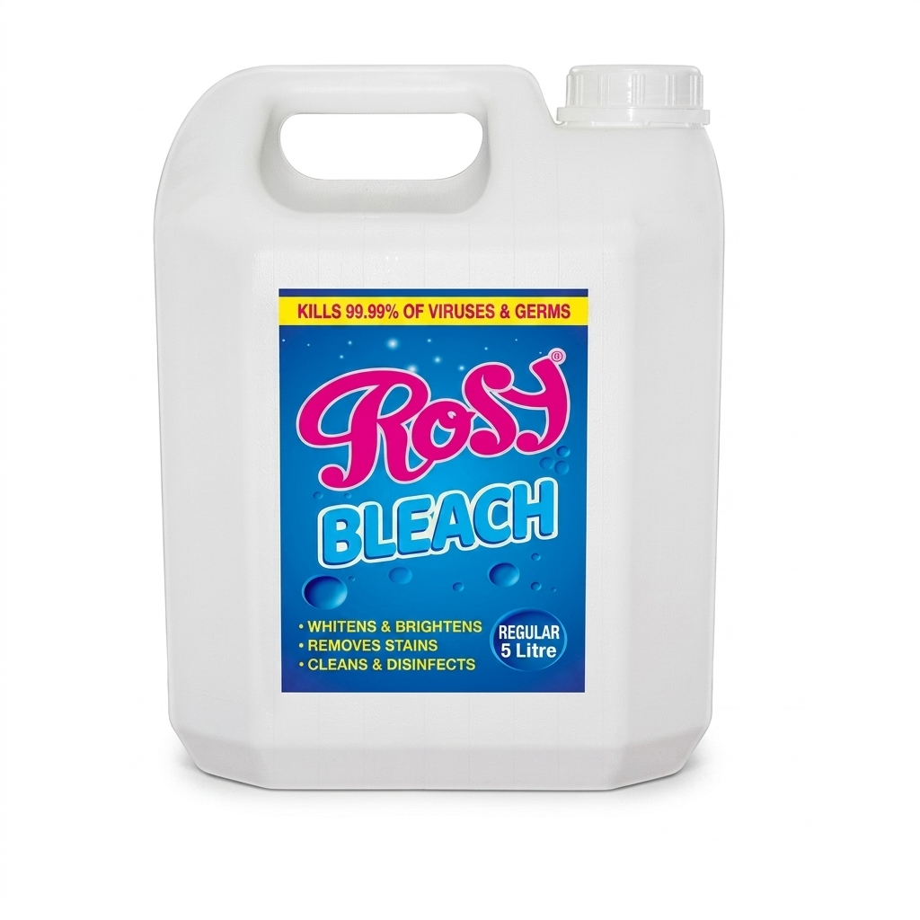 1777975543378 Rosy Regular Bleach – 5 Litre jerrycan - Image 1