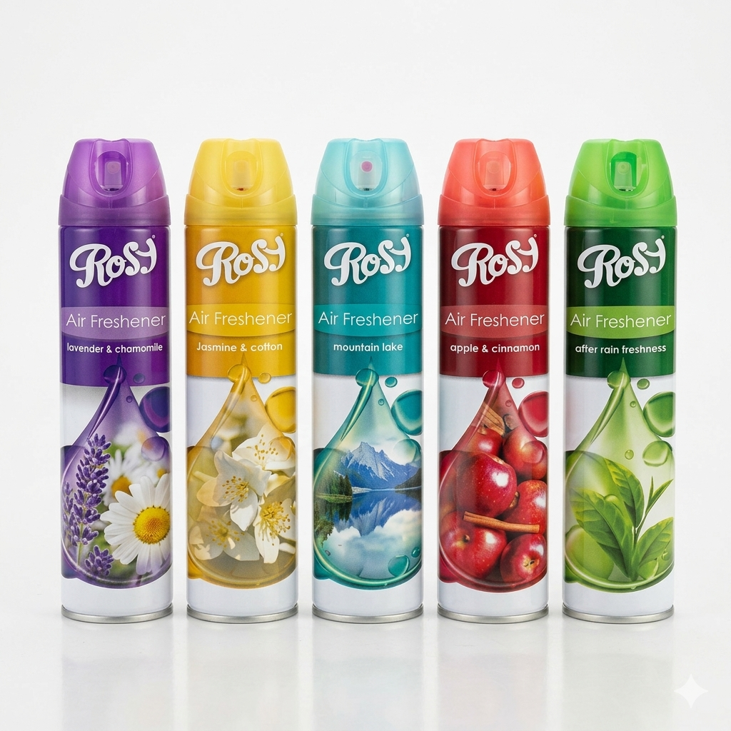 1778054384999 Rosy Air Freshener 1pc 300ml Multi-Scent Range - Image 1