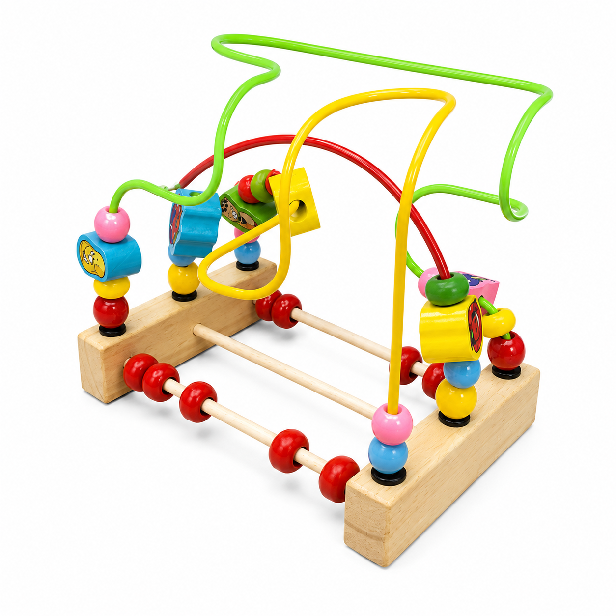 file_00000000332071f5a1445862f9df3cec Wooden Bead Maze & Counting Activity Toy - Image 1
