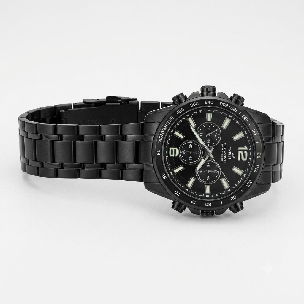 1781251442857 CR1951 Chronograph Men’s Watch Matte Black - Image 1