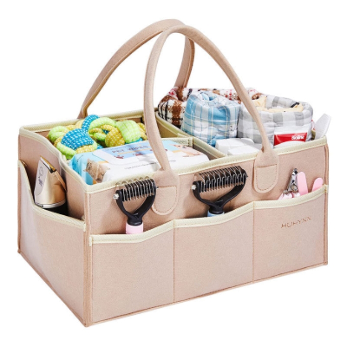 PhotoGrid_Plus_1782203812220 Diaper Caddy Organizer - Portable Diaper Changing Caddy - Image 1