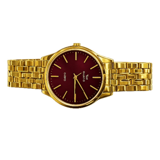 PhotoGrid_Site_1781260401157 Luxury Metallic Analog Wristwatch - Image 1