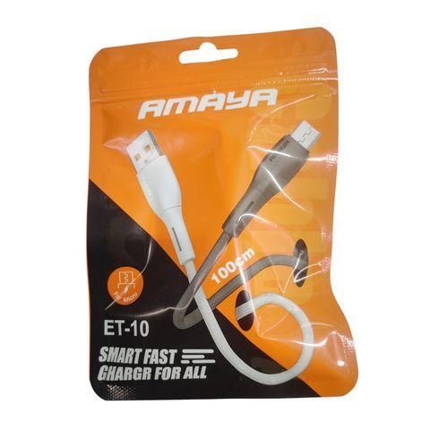 1 (1) Amaya ET-10 USB-A to Micro USB Charging Cable - Image 1