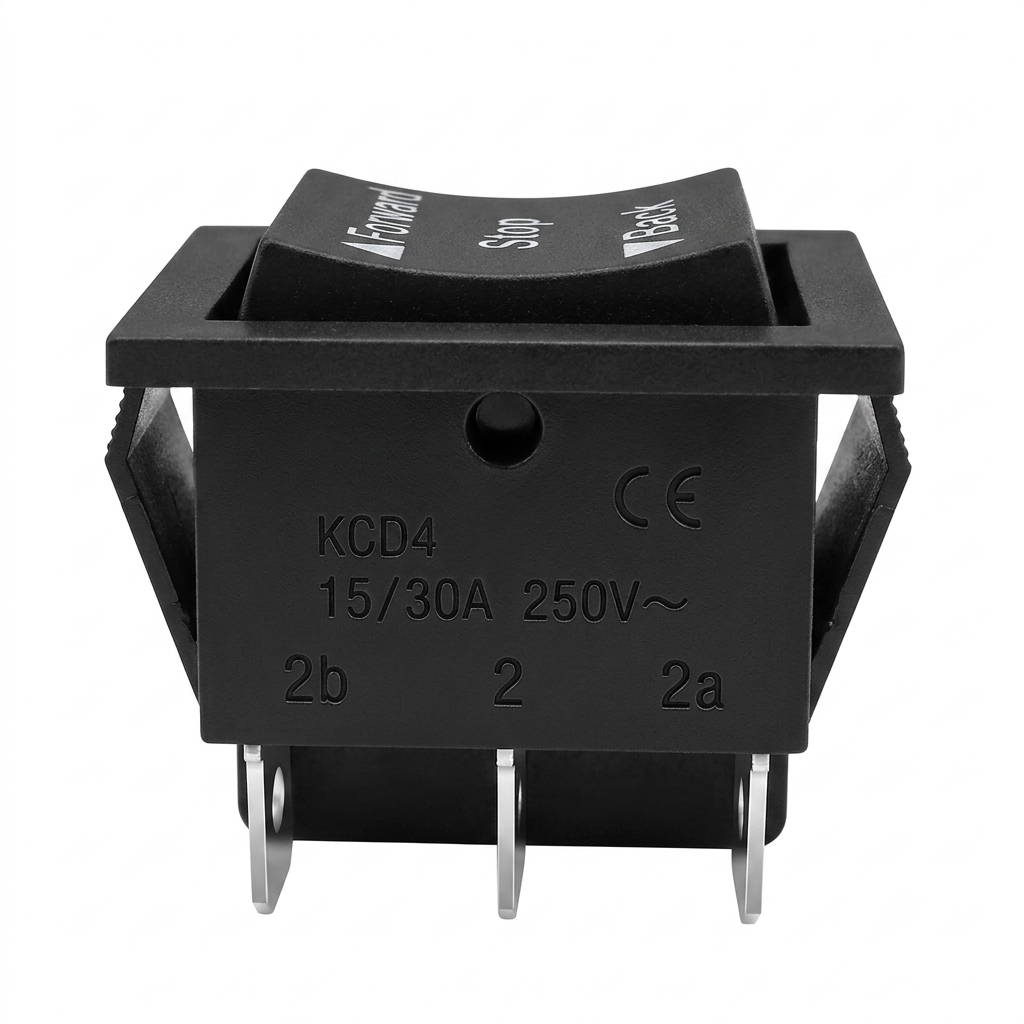 1783188203108 KCD4 Heavy Duty Rocker Switch – 16A/30A 250V AC, 3-Pin ON/OFF 6 Pin - Image 1